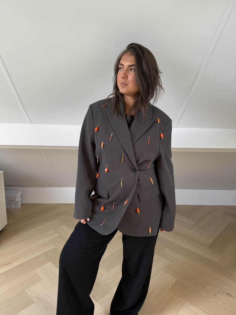 Unieke WK oranje blazer 4